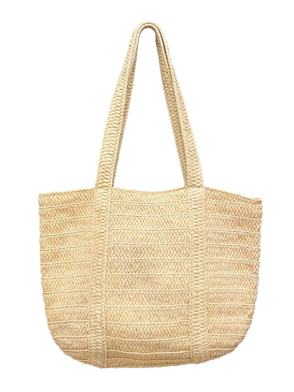 DRAPER JAMES Everyday Straw Tote Bag Woven Raffia Beach Market Purser